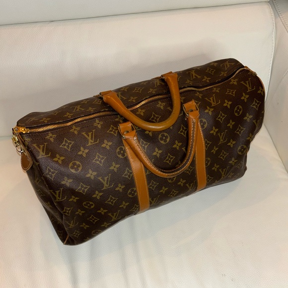 Authentic Louis Vuitton Keepall Bandoulière 45 Monogram Canvas Duffle Bag Travel - Picture 3 of 13